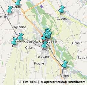 Mappa Via della Lumaca, 10086 Rivarolo Canavese TO, Italia (1.64077)