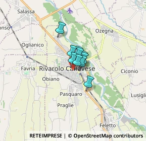 Mappa Via della Lumaca, 10086 Rivarolo Canavese TO, Italia (0.99909)