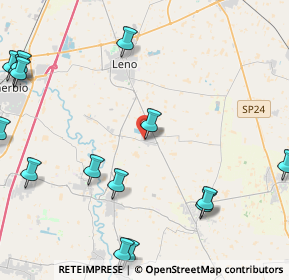 Mappa Via Libertà, 25024 Leno BS, Italia (6.692)