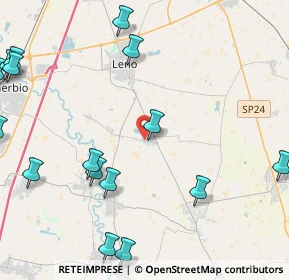 Mappa Via Libertà, 25024 Leno BS, Italia (6.513)