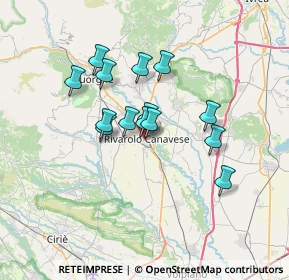 Mappa Via Costantino Nigra, 10086 Rivarolo Canavese TO, Italia (5.305)