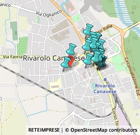 Mappa Via Costantino Nigra, 10086 Rivarolo Canavese TO, Italia (0.3455)