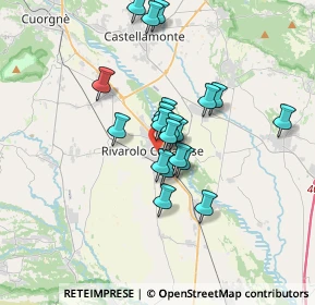 Mappa Via Costantino Nigra, 10086 Rivarolo Canavese TO, Italia (2.678)