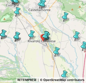 Mappa Via Costantino Nigra, 10086 Rivarolo Canavese TO, Italia (5.5205)