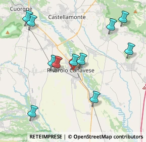 Mappa Via Costantino Nigra, 10086 Rivarolo Canavese TO, Italia (4.37455)