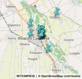 Mappa Via Sant'Eligio, 10086 Rivarolo Canavese TO, Italia (0.62063)