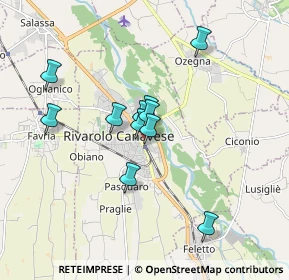 Mappa Via Sant'Eligio, 10086 Rivarolo Canavese TO, Italia (1.37364)