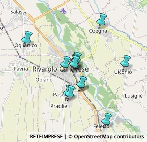 Mappa Via Sant'Eligio, 10086 Rivarolo Canavese TO, Italia (1.39385)