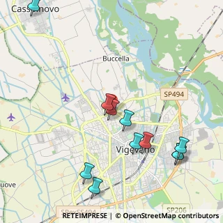 Mappa Str. Camina, 27029 Vigevano PV, Italia (2.39727)
