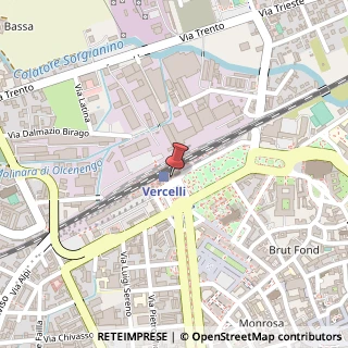 Mappa Piazza Roma, 29, 13100 Vercelli, Vercelli (Piemonte)