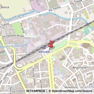 Mappa Piazza Roma,  29, 13100 Vercelli, Vercelli (Piemonte)