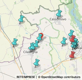 Mappa 27020 Gravellona Lomellina PV, Italia (4.82938)