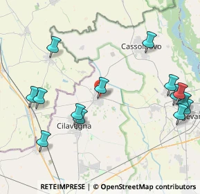 Mappa 27020 Gravellona Lomellina PV, Italia (4.955)