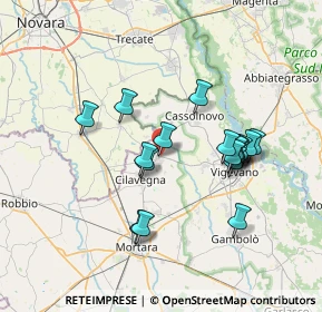 Mappa 27020 Gravellona Lomellina PV, Italia (6.47333)