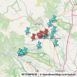 Mappa Via Pinelli, 10080 Busano TO, Italia (6.12)