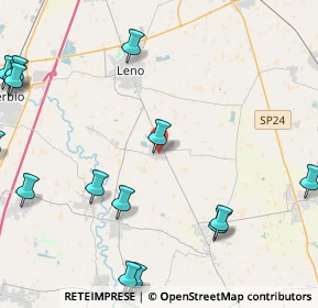Mappa Via Papa Giovanni XXIII, 25024 Leno BS, Italia (6.7475)