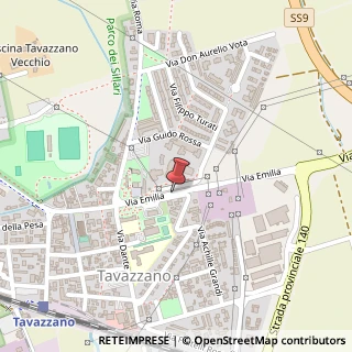 Mappa Via Bottani, 14, 26838 Tavazzano con Villavesco, Lodi (Lombardia)