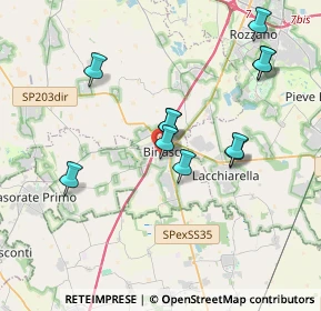 Mappa Via Fratelli Cervi, 20082 Binasco MI, Italia (3.50455)