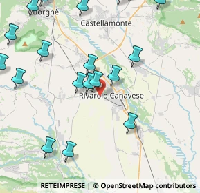 Mappa Via Don Primo Mazzolari, 10086 Rivarolo Canavese TO, Italia (5.3935)