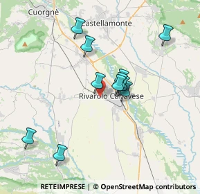 Mappa Via Don Primo Mazzolari, 10086 Rivarolo Canavese TO, Italia (3.21909)