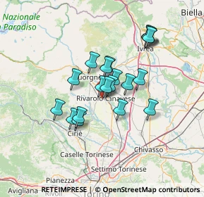 Mappa Via Don Primo Mazzolari, 10086 Rivarolo Canavese TO, Italia (10.711)