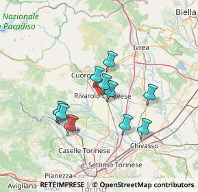 Mappa Via Don Primo Mazzolari, 10086 Rivarolo Canavese TO, Italia (11.53091)