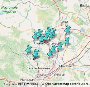 Mappa Via Don Primo Mazzolari, 10086 Rivarolo Canavese TO, Italia (8.95733)