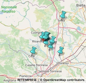 Mappa Via Don Primo Mazzolari, 10086 Rivarolo Canavese TO, Italia (6.80273)