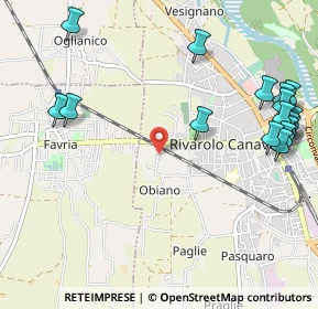 Mappa Via Don Primo Mazzolari, 10086 Rivarolo Canavese TO, Italia (1.38941)
