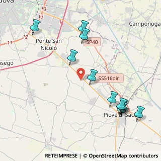 Mappa Via Vescovo, 35020 Sant'Angelo di Piove di Sacco PD, Italia (4.77545)