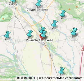 Mappa Via Gallo Pecca, 10086 Rivarolo Canavese TO, Italia (4.33833)