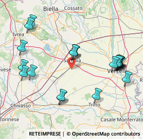 Mappa 13049 Tronzano Vercellese VC, Italia (17.8795)