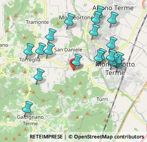 Mappa Via Risorgimento, 35036 Montegrotto Terme PD, Italia (2.06158)