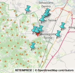 Mappa Via Risorgimento, 35036 Montegrotto Terme PD, Italia (3.20909)