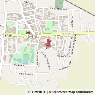 Mappa Via Canavere, 10, 10083 Favria, Torino (Piemonte)