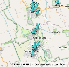 Mappa Via Guglielmo Marconi, 20080 Calvignasco MI, Italia (2.11714)