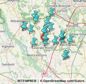 Mappa Via Guglielmo Marconi, 20080 Calvignasco MI, Italia (6.059)