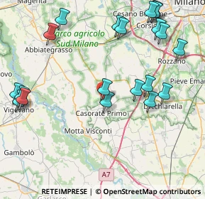 Mappa Via Guglielmo Marconi, 20080 Calvignasco MI, Italia (10.069)