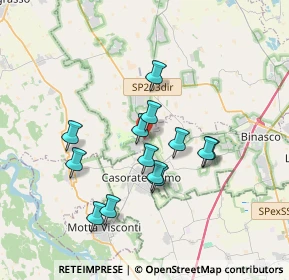 Mappa Via Guglielmo Marconi, 20080 Calvignasco MI, Italia (3.04154)