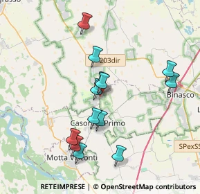 Mappa Via Guglielmo Marconi, 20080 Calvignasco MI, Italia (3.49231)