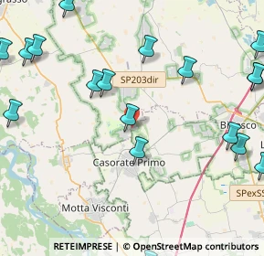 Mappa Via Guglielmo Marconi, 20080 Calvignasco MI, Italia (6.1115)