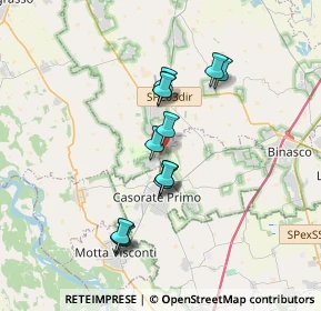 Mappa Via Guglielmo Marconi, 20080 Calvignasco MI, Italia (2.92615)