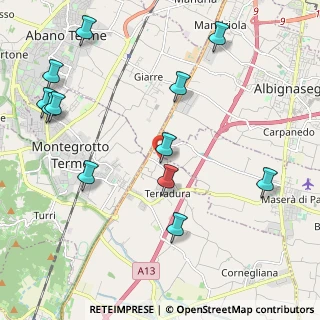 Mappa Via dell'Artigianato, 35020 Carrara San Giorgio PD, Italia (2.51833)