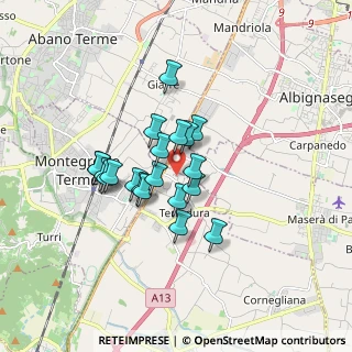 Mappa Via dell'Artigianato, 35020 Località Produttiva PD, Italia (1.271)