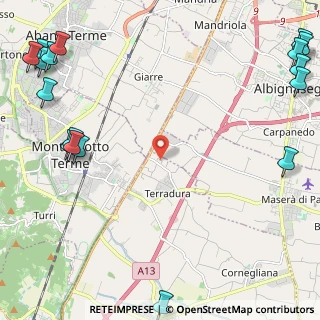 Mappa Via dell'Artigianato, 35020 Località Produttiva PD, Italia (3.67118)