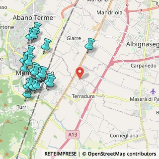 Mappa Via dell'Artigianato, 35020 Località Produttiva PD, Italia (2.672)