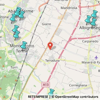 Mappa Via dell'Artigianato, 35020 Località Produttiva PD, Italia (3.72455)