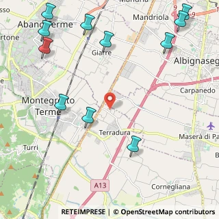 Mappa Via dell'Artigianato, 35020 Carrara San Giorgio PD, Italia (3.02273)