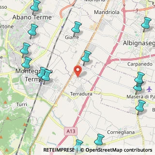 Mappa Via dell'Artigianato, 35020 Località Produttiva PD, Italia (3.25733)