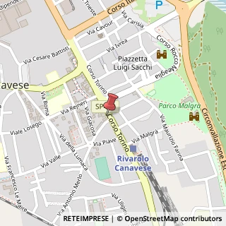 Mappa Corso Torino, 86, 10086 Rivarolo Canavese, Torino (Piemonte)